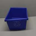 Storex 4 Gallon (15L) Recycle Bin, 14.8 x 7.87 x 11.25 Inches, Blue (61505A06C)
