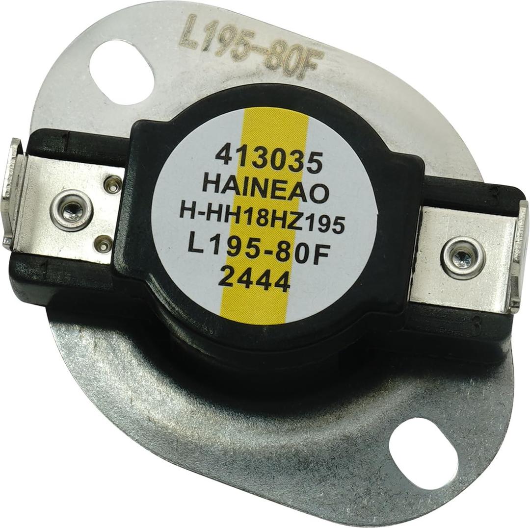 HH18HZ195 Furnace Thermostat Flame Rollout Limit Switch L195-80F Compatible with Carrier Bryant Payne HVAC