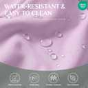 Softalker Rectangle Tablecloth, Waterproof & Stain Resistant Square Table Cloths Wrinkle Free Fabric Washable 210GSM Polyester Table Cover for Spring/Party/Outdoor - 54 x 54 inch,Lavender