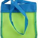 Protable Mesh Bag Kids Toys Storage Bags Swimming Large Beach Bag for Towels Women Cosmetic Makeup Bag (Color : Green Mini)