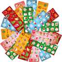 LINAYE Christmas Stickers for Kids 120 Sheets 1400PCS Christmas Stickers Bulk Pack Cute Adhesive for Treat Bags, Goodie Bags Party Favors for Girls Boys