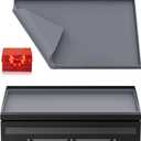 22" Griddle Mat for Blackstone, 22 inch Heavy Duty Food Grade Silicone Griddle Cover Mat for Blackstone, Protect Griddle from Rodents, Insects, Debris, and Rust (with 3 Cleaning Pads)