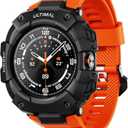 ULTIMAL Bands Compatible with Samsung Galaxy Watch Ultra 47mm band with case for Men, Rugged Sports Case Protective for Galaxy Watch Ultra (2025/2024) Orange