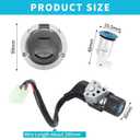Ignition Switch Fuel Gas Cap Key Lock Set 35010-K26-B03 Compatible with Honda Grom MSX125 M2 & M3 35010-K26-B02