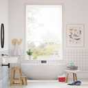 SelectBlinds 1 Green Living Cordless Mini Blinds  Light Control & Privacy  Any Size 23-42 W x 48-64 H, Renewal White, Inside or Outside Mount (31" W x 48" H)