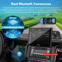 CARPURIDE W901 Pro with Wireless Bluetooth Transmission Portable Carplay & Android Auto Car Stereo, 1080P Touch Screen, Mirror Link/GPS/Siri/FM, with 3 Bracket