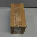 EHWINE 8 Pack 46 Clear Acrylic Sign Holder with Gold Borders and Vertical Stand, Double Sided Table Menu Holders Picture Frames for Wedding Table Numbers, Restaurant Signs, Photos and Art Display