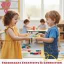 2 x MAPDTWO 36 Packs Animal Valentines Day Cards - Valentines Day Cards for Kids School Party Favors - Animal Sloth Frog Chicken Elephant 6 Designs Exchange 3.5''x5.8'' Mason Jar Card (Candy Not Included)