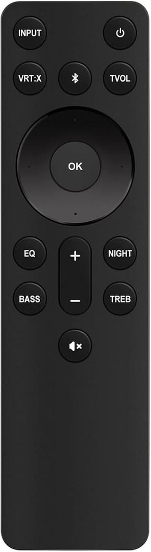 ND2020 ND2020-J Replacement Soundbar Remote Commander Compatible for Vizio V Series 2.0 5.1 Sound Bar V20-J8 V21d-J8 V20x-J8 SB2021n-J6 SB2020n-J6 V51X-J6 V21x-J8 V21-H8 V51-H6 M21d-H8 V214x-K6