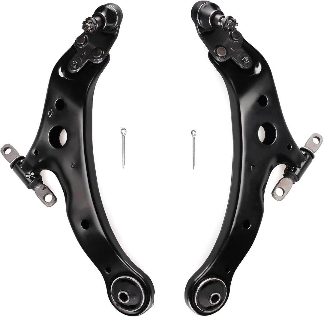 Front Lower Control Arm w/Ball Joint FITS for Toyota Avalon 2005-2018/ Camry 2007-2017, for Lexus ES300h 2013-2018/ ES350 2007-2018, K621476 K621477 Front Suspension Lower Control Arm- 2pc Set