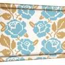 Needlepoint Embroidery Tapestry Scroll Frame Cross Stitch Frame Wooden Needlepoint Stretcher Wood Needlework Quilting Hoop Stand Stitching Holder Tool for Sewing, 12 x 21 Inch
