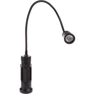 Stalwart CREE LED Work Light - 550 Lumen Magnetic Light Lamp with Flexible Gooseneck - Portable LED Lamp for Sewing, Crafting, or Workbench (Black)