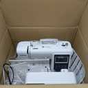 Brother SE700 Sewing and Embroidery Machine, Wireless LAN Connected, 135 Built-in Designs, 103 Built-in Stitches, Computerized, 4" x 4" Hoop Area, 3.7" Touchscreen Display, 8 Included Feet, White