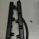 53034198AC Upgraded Full Aluminum Fuel Rail Compatible with Jeep Dodge Ram Chrysler 200 300 2011-2025 Grand Cherokee Challenger Charger Durango 2011-2014 Avenger 2011-2019 Journey 3.6L V6Black