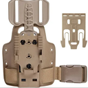 WGLILO Drop Flex Adapter with Drop Leg Holster Platform Adjustable Thigh Holster 6004 Leg Shroud Adapter for Holsters and Magazine Pouches Quick Locking, Tan