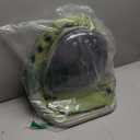 Cat Backpack Carrier, Breathable Cat Carrier Large Space Bubble Pet Backpack for Kitty Small Dog up to 15lbs, Transparent & Foldable Pet Carrier for Travel Hiking (Green)