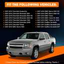 Yinlowa Front Left Driver Side Interior Door Handle Kit Replacement for 2007-2013 Chevy Silverado Tahoe Suburban Avalanche, GMC Sierra Yukon XL, Cadillac Escalade, Replaces 20833606 20871488 80374
