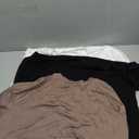 3 Pack Women's Oversized Nursing Tops for Breastfeeding with Hidden Zippers Loose Fit Short Sleeve Maternity Tops, L