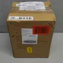 Amazon Basics Ceramic Space Heater, Portable Indoor Heating Solution, With Overheat and Tip-Over Protection, Thermostat, Non-Oscillating, 1500W, 7.52"D x 6.34"W x 9.45"H, Black