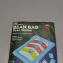 Inflatable Bean Bag Toss Swimming Pool Game Blue Synthetic Fiber