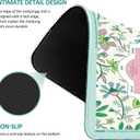 XINTONG American Mahjong Mat, 3232 Inches,3mm Thickness | Mahjong Mat for Table with Rules, Anti-Slip,Waterproof, Noise Reduction, Wrinkle-Free Mah jongg Mat.(Pastel Floral Wave), 32 inches x 32inches x 0.12 inches