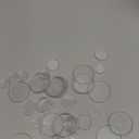 36 Pieces (2",13/8",1") Clear Discbound Discs Plastic Binder Rings Expansion Discs Notebooks Planner Discs Binder Accessories Disc Binder System Book Binding Discs for Planner Scrapbooking Supplies