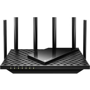TPLink AXE5400 TriBand WiFi 6E Router (Archer AXE75), 2025 PCMag Editors' Choice, Gigabit Internet for Gaming & Streaming, New 6GHz Band, 160MHz, OneMesh, QuadCore CPU, VPN & WPA3 Security