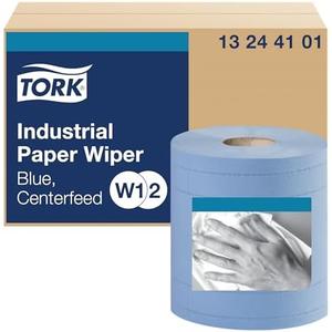 Tork Industrial Wiper Blue W1/W2, Centerfeed, 2 x 375 Sheets, 13244101