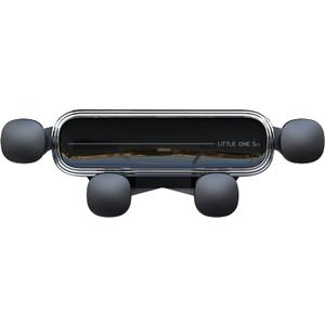 Invisible Gravity Creative Car Universal Air Outlet Car Navigation Retractable Phone Holder (Universal for All Mobile Phones) (Silvery)