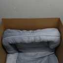 Bedsure Orthopedic Dog Bed for Medium Dogs - Waterproof, Supportive Foam Pet Couch Bed with Removable Washable Cover, Non-Skid Bottom, Light Blue (28.0"L x 23.0"W x 6.5"Th)