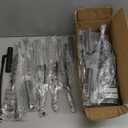 Flyrose 8-Light Modern LED Sputnik Chandelier Matte Black Chandelier Light Fixture Farmhouse Kitchen Light Fixture Ceiling Hanging Over Table Industrial Adjustable Height Pendant Light for Bedroom