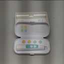 Frida Baby Electric Nail Buffer | Safe + Easy Baby Nail File, Baby Nail Clippers + Nail Trimmer Kit for Newborn, Toddler, Children's Fingernails/Toenails, 4 Buffer Pads, LED Light, Storage Case, White