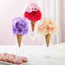 Bright Creations Foam Cones for Crafts - 2 x 4 in, White, 24 Pack - Cone Shapes for DIY Gnome Projects & Floral Foam Arrangements