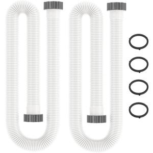 Pool Hose for Above Ground Pools, 1.5 Inch Pool Pump Replacement Hoses 59" Long Accessory Swimming Pool Hoses for Filter Pumps, Sand Filters System (2 Pack)