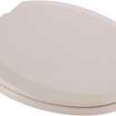 American Standard 5259B65MT.021 Cardiff Slow-Close Round Front Toilet Seat, Bone