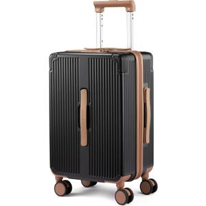 LOVEVOOK Carry On Luggage 22x14x9 Airline Approved, 20 Inch Hard Shell Suitcases with Spinner Wheels, PC Hardside Small Carry On Suitcase with TSA Lock for Women Men Travel