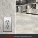 ENERLITES Elite Series Duplex Receptacle with Stainless Steel Metal Wall Plate, Tamper-Resistant Outlet, Commercial Grade, 15A 125V, UL Listed, 61580-TR-SV77PC, Silver with Polished Chrome Wall Plate