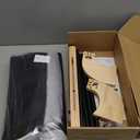 Zuvmi Oversized Cat Window Perch, 31.5 x 14.96 in, Cat Window Hammock with Plush Bolster for Large Felines and Multi Felines, Adjustable Cats Bed for Windowsill, Bedside, Cabinet & Drawer (Gray)