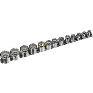 SK Hand Tools 4653 13-Piece 3/8-Inch Drive 12 Point Standard Fractional Socket Set