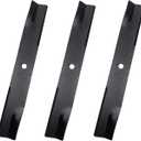 3PCS 783753 Blades Fit for 52 inch Lawn Mower Blades Hustler Fasttrack, Z, Mini Z, Super Mini Z, Super Z and Raptor with 52'' Deck Replace OE 795526, 603995, 783753, 787721, 30227-52X