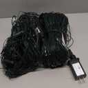 12ft x 5ft 360 LED Christmas Net Lights, 8 Modes Waterproof With Timer Low Voltage Connectable Mesh Lights for Trees, Bushes, Shurb, Garden, Outdoor Decoration (2 Pack, Green Wire, Blue)