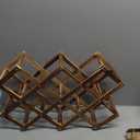 Freestanding Stackable Rack Organizer for Countertop and Cabinets with Foldable Design and Scratch-Resistant Protector