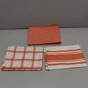 DII Assorted Woven, Kitchen Dishtowel Set, 18x28, Spice, 3 Piece