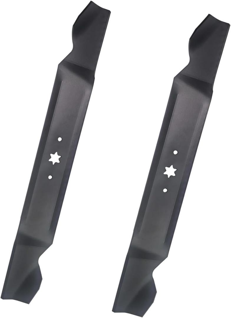 2PCS 742-04290 Blades Compatible with MTD Cub Cade XT1 XT2 LTX1045 LTX1046 RZT Troy Bilt Horse XP Lawn Mower for 46'' Deck Replace 942-04244, 942-04290, 742-04244