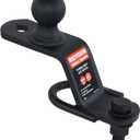 3 in 1 ATV/UTV Trailer Hitch Adapter with 2 inch Trailer Ball, 3 Way ATV Attachment, Fastener Kit Included