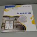 LONGKING Peel and Stick Backsplash Tile Stickers, Admiral Blue Geometric-Shaped Pattern Tile for Kitchen, Stick on Wall Tiles (10 Sheets)