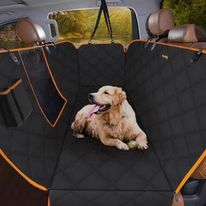 iBuddy Dog Seat Covers for Trucks 100% Waterproof Car Hammock for Truck Back Seat Durable X-Large Seat Cover Against Dirt and Dog Fur Machine Washable Pet Seat Cover for Trucks and Large SUVs (BLACK)
