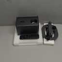 Mini Projector with WiFi and Bluetooth, Smart Portable Projector 4K Support, 300 ANSI Lumens, Android 13, Auto Keystone Correction & Electric Focus, 200" Screen Compatible with iPhone/Laptop/TV Stick (Gunmetal)