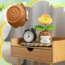 3 Pcs Inspirational Gifts, Positive Corn Poppy Flower Handmade Crochet Doll, Appreciation Positive Gifts for Women, Friend Sister, Coworker Employee Birthday Cheer Up Presents