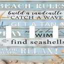 Decorative Switch Plate Covers Beach Rules Starfish Rustic Blue Grey Wood Board 3 Gang Wall Plate Light Switch Cover Plate Triple Toggle Jumbo Electrical Faceplate for Cabin Farmhouse Decor